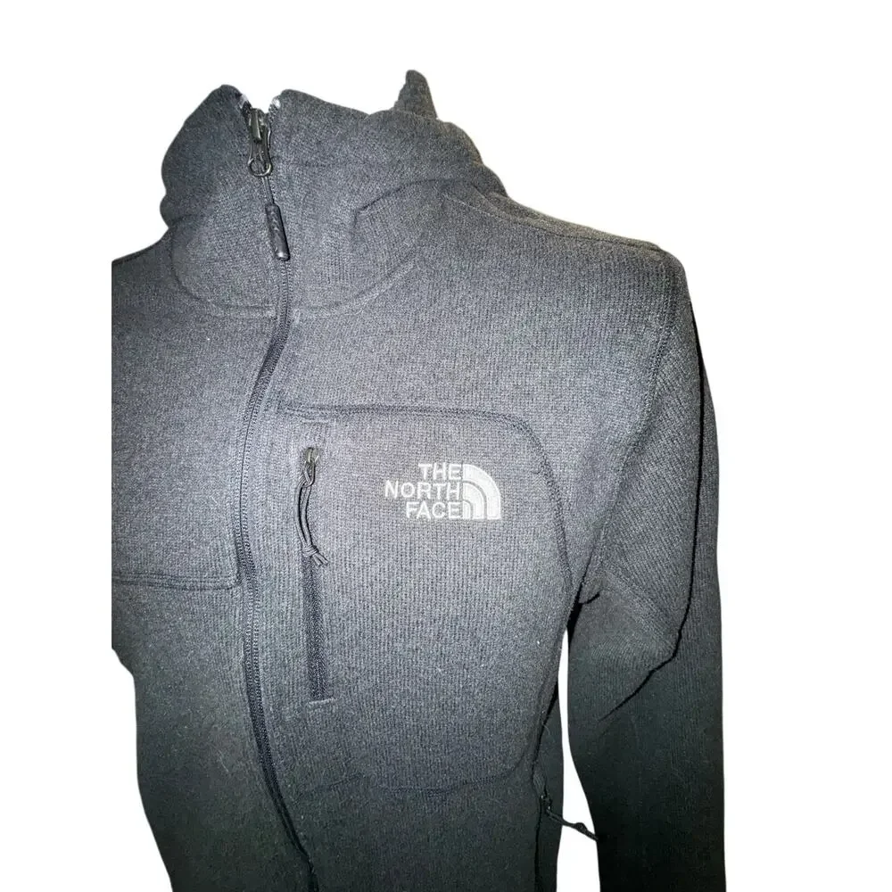 The North Face Men’s Black Zip Up Fleece Jacket Large Full‎ Zip